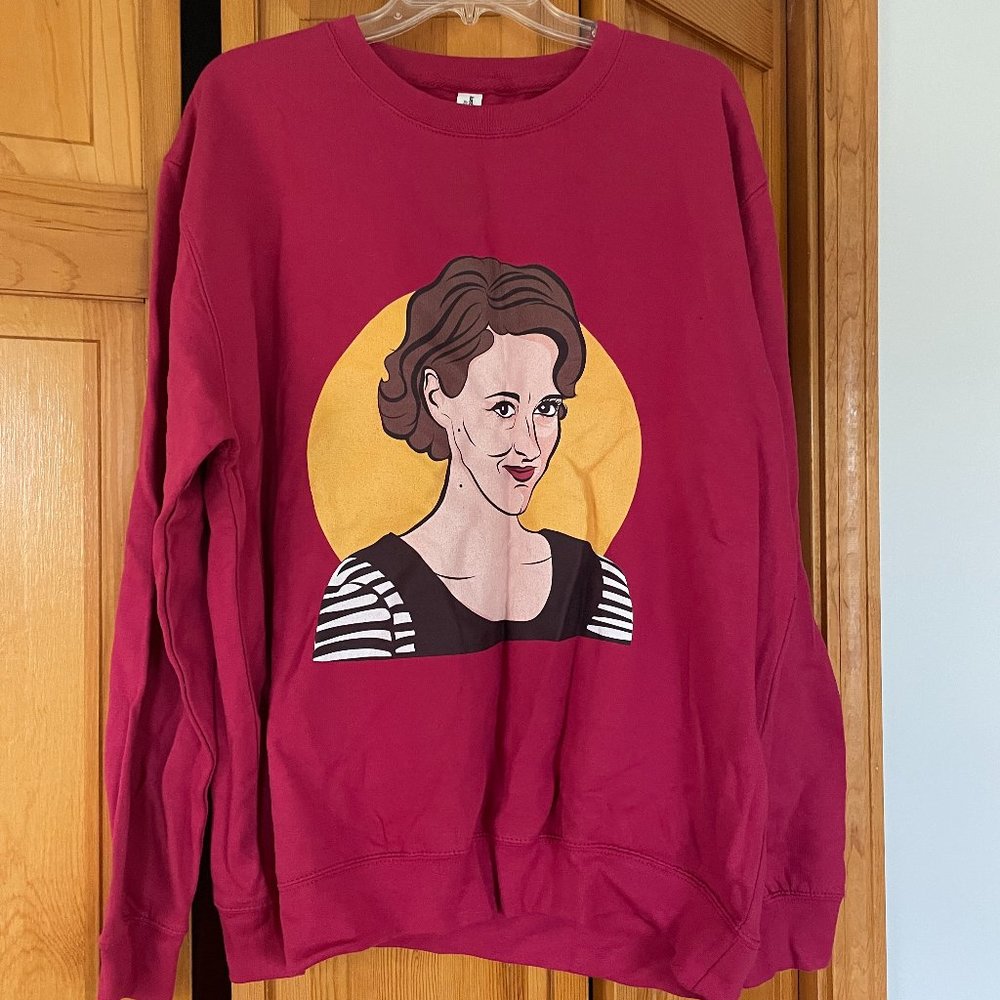 Fleabag Pink Crewneck Pullover Sweatshirt Women's XL